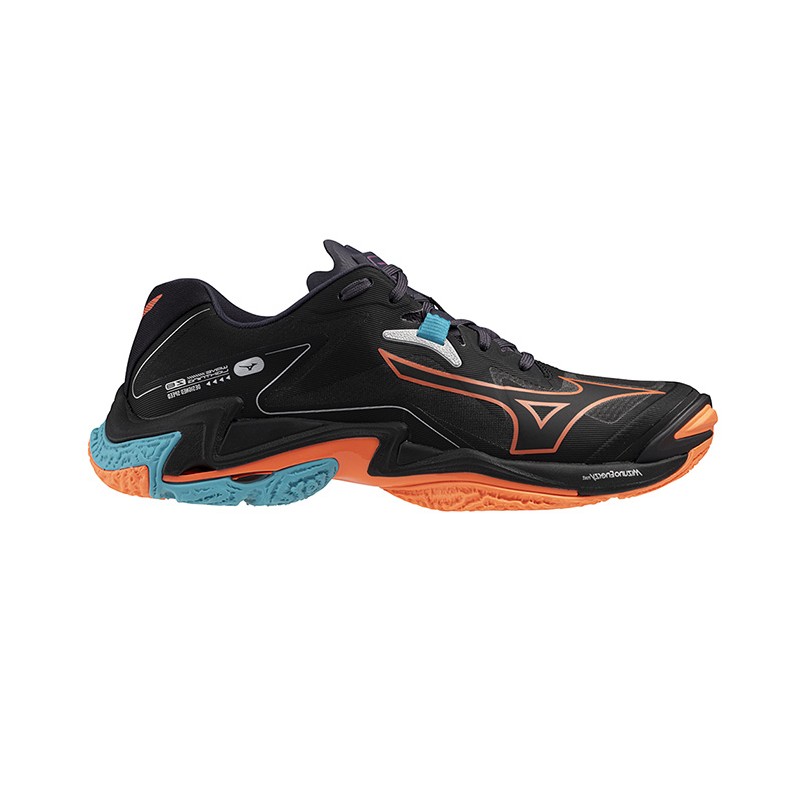 Mizuno Lightning Z8 Black & Orange | Handbolaunpas