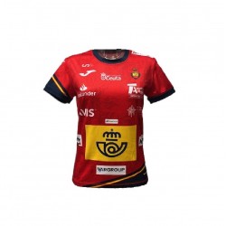 CAMISETA SELECCION ESPAÑOLA 1ª MUJER ROJA 2025