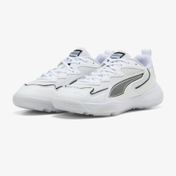 Zapatillas balonmano Puma Solarflash 4 jr blanco y negro front