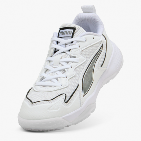 Zapatillas balonmano Puma Solarflash 4 jr blanco y negro bottom