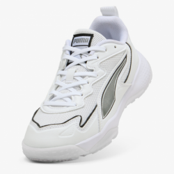Zapatillas balonmano Puma Solarflash 4 jr blanco y negro bottom