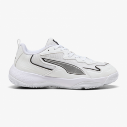 Zapatillas balonmano Puma Solarflash 4 jr blanco y negro right