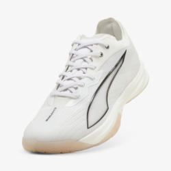 Zapatillas balonmano Puma Accelerate Nitro SQD 5 blanco y negro bottom