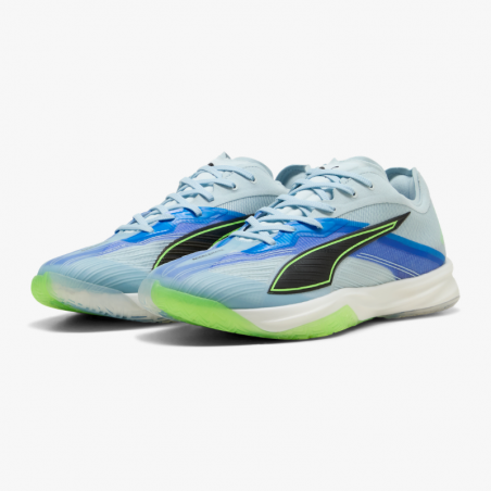 Zapatillas balonmano Puma Accelerate Nitro SQD 5 aqua front