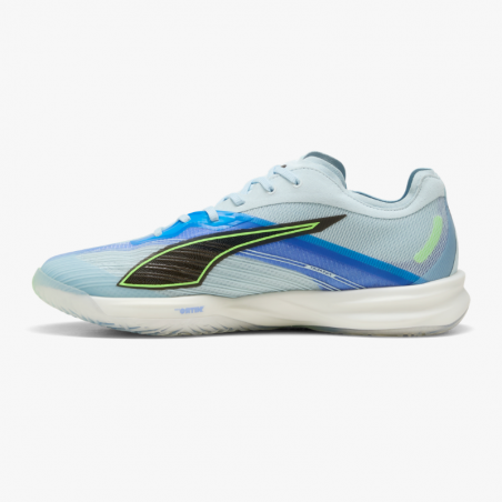 Zapatillas balonmano Puma Accelerate Nitro SQD 5 aqua left