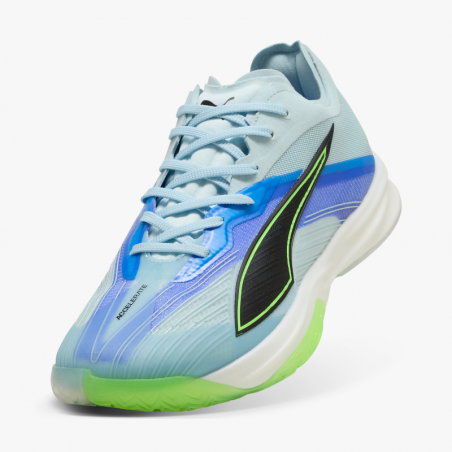 Zapatillas balonmano Puma Accelerate Nitro SQD 5 aqua bottom