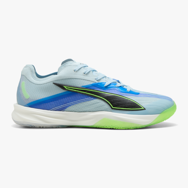 Zapatillas balonmano Puma Accelerate Nitro SQD 5 aqua right