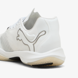 Zapatillas balonmano Puma Vantage Nitro 2 blanco y negro back