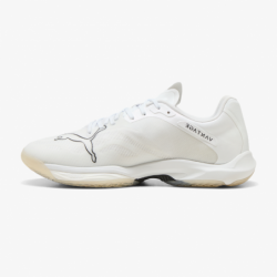 Zapatillas balonmano Puma Vantage Nitro 2 blanco y negro left